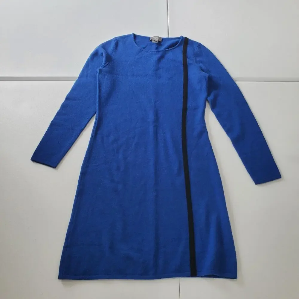 Neiman Marcus Dress Womens XS Cashmere Long Sleeve Sweater Knit Classic Pullover